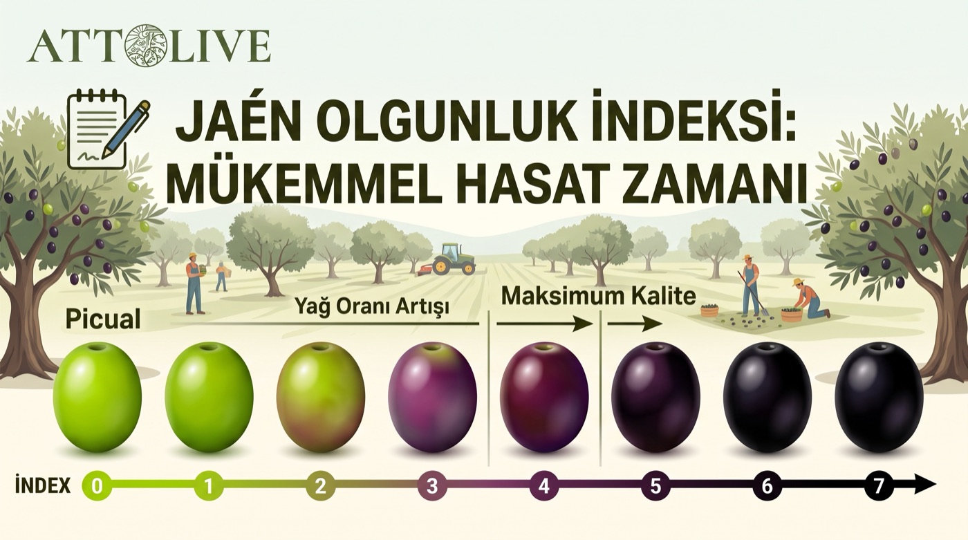 Yeşil Siyaha Dönüşürken: Zeytinyağının Kaderini Belirleyen Gizli Matematik – Jaén Olgunluk İndeksi